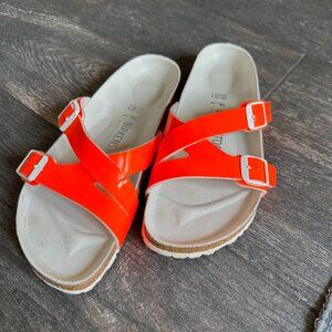 Neon Orange Birkenstock - Size 39